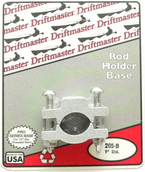 Driftmaster 206-B 1/2" Square Rail Clamp Base For Pro Rod Holder 6547